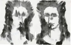 Ilona Ruegg, Ohne Titel. - Ohne Titel, Both 1995, Watercolour on perforated blotting paper, folded in the middle. - Watercolour on canvas paper, with collage