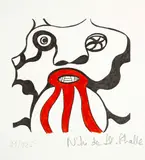 Niki de Saint Phalle, Le Golem de Jerusalem, 1972, Book with two colour lithographs, in cardboard box with imprint