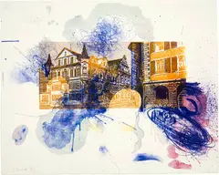 Dominik Stauch, 12 Blatt Graphik, 1990, 12 colour lithographs