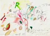 Jean Tinguely, Illustrierter Neujahrsbrief - Buenos 1984