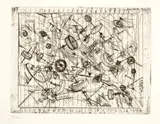 Jean Tinguely, Ohne Titel (Skizze), Around 1987, Etching