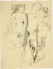 Otto Tschumi, Faun mit Frau, 14-Jul-41