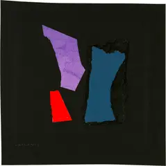 Italo Valenti, Amitié, 1980, Collage