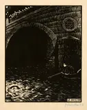 Félix Vallotton, Le suicide, 1894, Woodcut