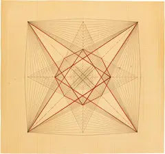 Emma Kunz, Ohne Titel, Coloured pencil, carpenter's pencil, pencil