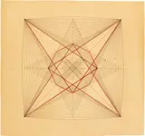 Emma Kunz, Ohne Titel, Coloured pencil, carpenter's pencil, pencil