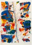 The White Line by Sam Francis, 1960, Colour lithograph, sold Sep 2020