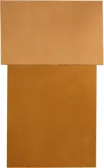 Richard Tuttle, Light Brown, Dark Brown, 1964, Acrylic paint on canvas