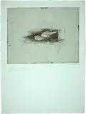 Jim Dine, Shoe (first state), 1973, Etching