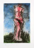 Jim Dine, Albertina-Venus, 1989, Colour etching and aquatint, partly hand-colour
