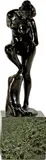 Max Klinger, Badendes Mädchen, sich im Wasser spiegelnd, 1898, cast from 1920 or after 1920, Bronze