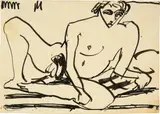 Männlicher Akt by Ernst Ludwig Kirchner, *, sold Jun 2019