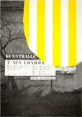 Daniel Buren, 3 Collagen auf Ausstellungsplakaten der Kunsthalle Bern, 1983, Hammer price