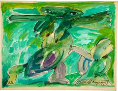 Lucebert, Ohne Titel, 1975, Hammer price