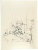 Intérieur, dans l'appartement de Annette Giacometti à la rue Mazarine by Alberto Giacometti, Hammer price, sold Jun 2018