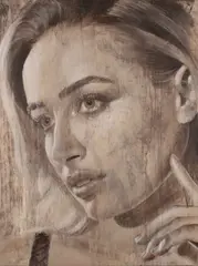 Rone, Rise In The West, 2019, mixed media on canvas