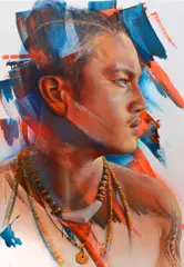Adnate, Minds Eye, 2019, spray paint and acrylic on canvas