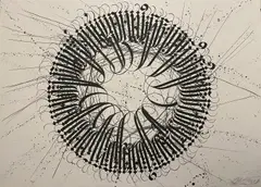 Mayonaize, Carbon, 2020, ink on paper