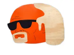 Tom Gerrard, Dead Set Legend, 2018-2020, acrylic, enamel and varnish on wooden panel