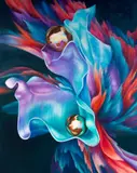 Rosie Woods, Reflect & Regenerate, 2020, oil on canvas