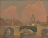 Hans Heysen, The Bridge - Paris