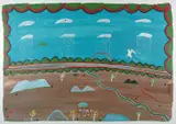 Ginger Riley Munduwalawala, Untitled, 1994, synthetic polymer paint on cotton duck