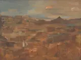 Jean Mary Bellette, Rift Valley, 1974, oil on canvas