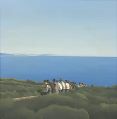 Ross Watson, Off Set, 1988-92, oil on board