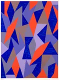 Lesley Dumbrell, Azzuium, 1987, screenprint 1/5