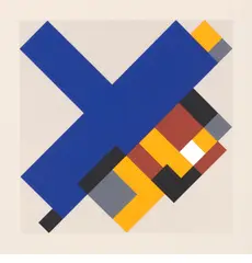 Andrew Christofides, Geometric Variations IV, 1991, screenprint