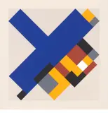 Andrew Christofides, Geometric Variations IV, 1991, screenprint