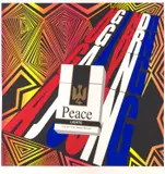 Brook Andrew, Peace (Pink, Orange, Yellow and Silver), 2005, screenprint W/P
