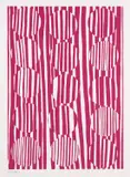 Melinda Harper, Untitled (Abstract Circles in Pink), screenprint