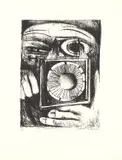 Charles Blackman, The Camera Man, 1984, lithograph A/P