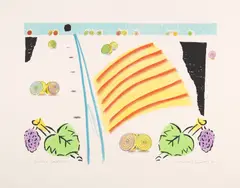 Colin Lanceley, Vintage Garden, 1987, screenprint P/P 4/4