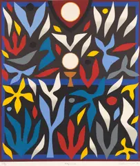 Hozanna by John Coburn, 1988, screenprint 64/99, sold Apr 2020