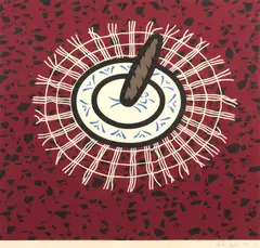 Cigar by Patrick Caulfield, 1978, screenprint A/P 8/14, sold Apr 2020