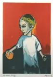 Robert Dickerson, The Orange Ball, 1969, screenprint 42/60