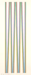 Bridget Riley, Untitled [Elongated Triangles 4], 1971, screenprint 62/75