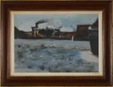 Charles Blackman, Harbour Scene, Williamstown