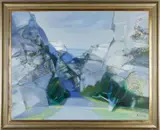 Camille Hilaire, Grey Weather in Baux (Temps Gris aux Baux), oil on canvas