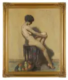 Dora L. Wilson, Nude with Still Life