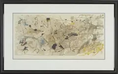 Abstract Composition by Joan Miró, lithograph, ed. 20/300, sold Feb 2020