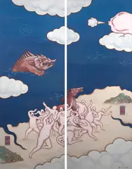 Day After Tomorrow No. 3 by Guan Wei, 2007, synthetic polymer paint on canvas, sold May 2020