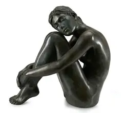 Resting Dancer by Phillip Piperides, bronze, sold May 2020