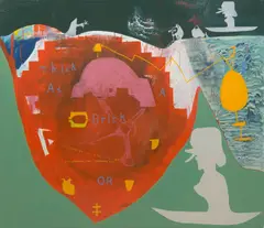 Gareth Laurence Sansom, Thick as a Brick, 2004, oil on canvas