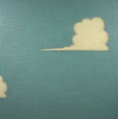 Clouds by David Laity, 2003, oil on hessian on board, sold May 2020