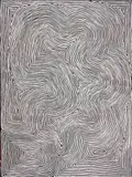 Mamultjulkunga by George Hairbrush Tjungurrayi, synthetic polymer paint on canvas, sold May 2020