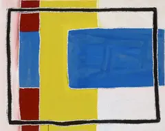 Untitled (My Country) by Rammey Ramsey, 2007, natural earth pigments and synthetic polymer on board, sold May 2020