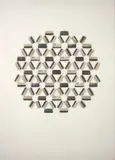 Elizabeth Gower, Alarm, 2000, printed paper collage on drafting film